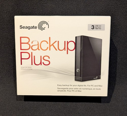 New seagate 3tb - backup, plus