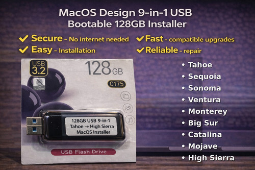 128gb usb macos - 128gb, 9-in-1
